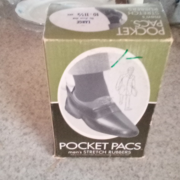NIB - Pocket Pacs Men's Stretch Rubbers Size Large 10-11 1/2 - Picture 2 of 9